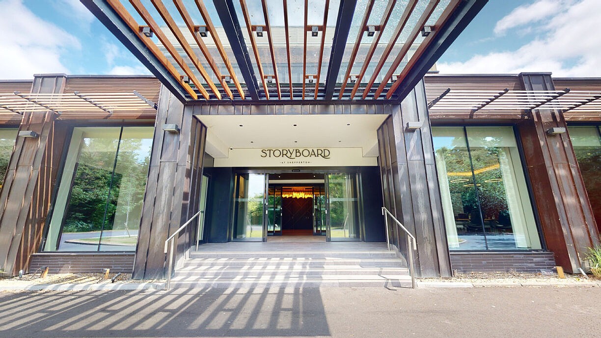 HI Shepperton Storyboard entrance 1