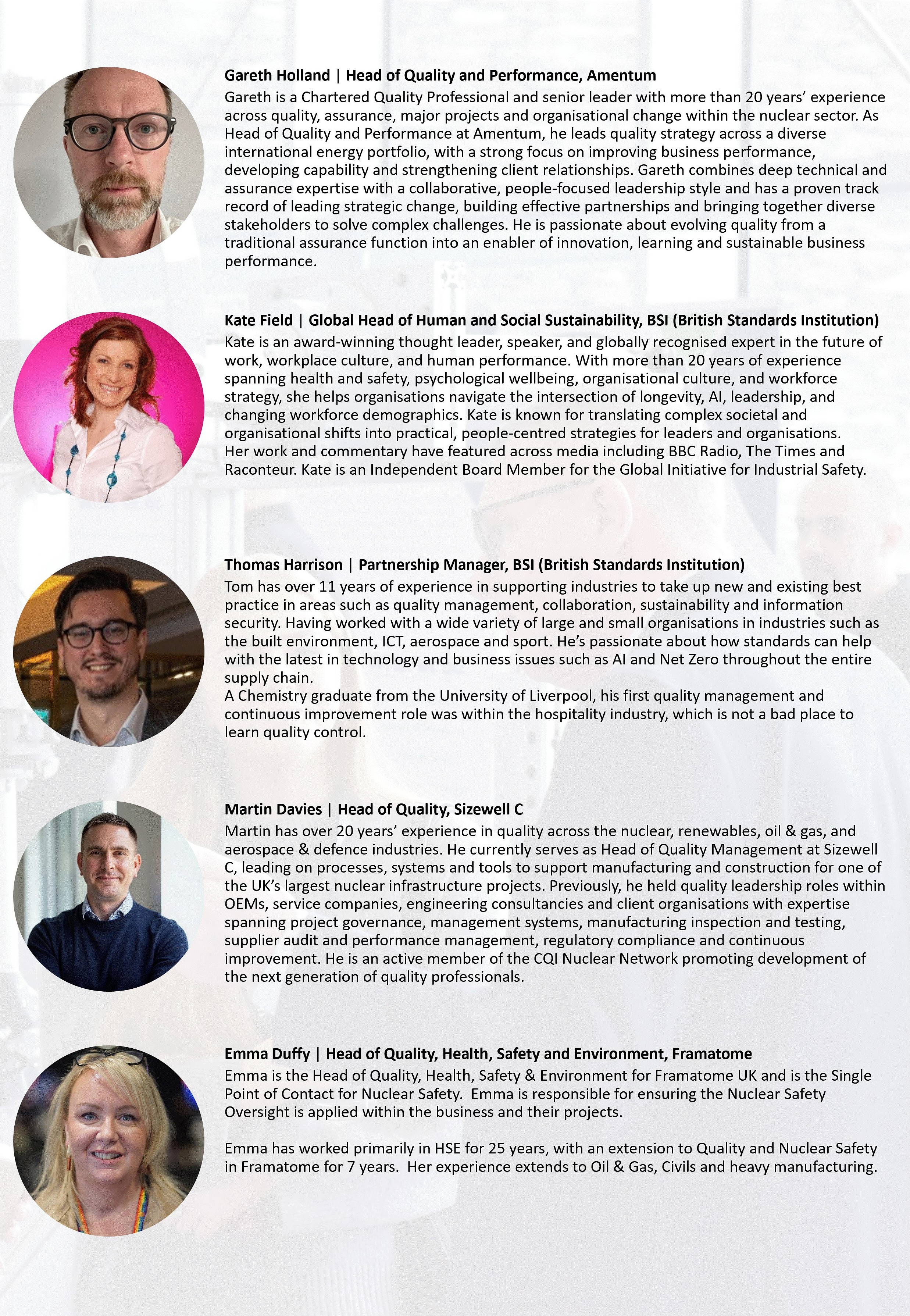 Meet the presenters 2